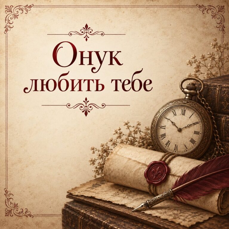 Онук любить тебе - листівка з привітанням з Днем народження бабусі