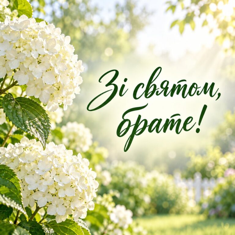 Зі святом, брате! - листівка з привітанням з Днем народження брату