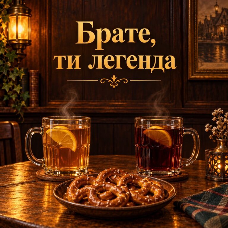 Брате, ти легенда - листівка з привітанням з Днем народження брату