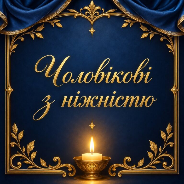 Чоловікові з ніжністю - листівка з привітанням з Днем народження чоловікові