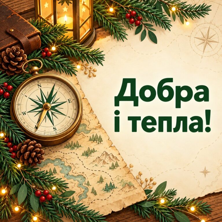 Добра і тепла! - листівка з привітанням з Днем чоловіків