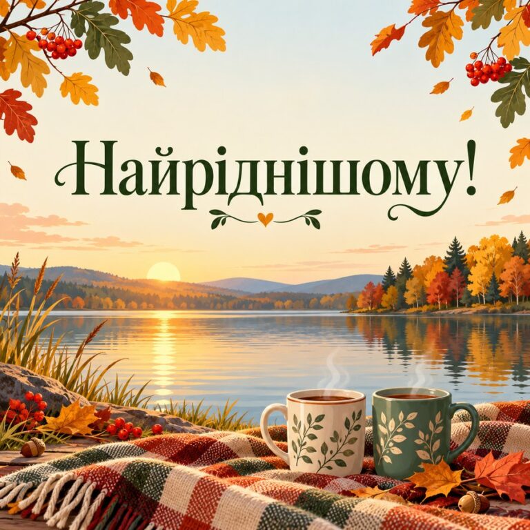Найріднішому! - листівка з привітанням з Днем чоловіків