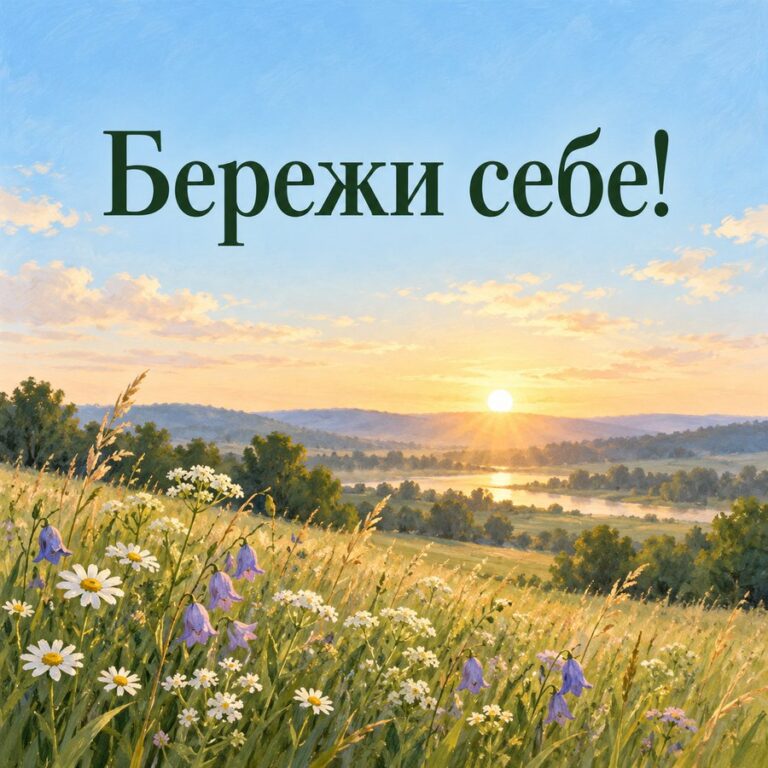 Бережи себе! - листівка з привітанням з Днем чоловіків