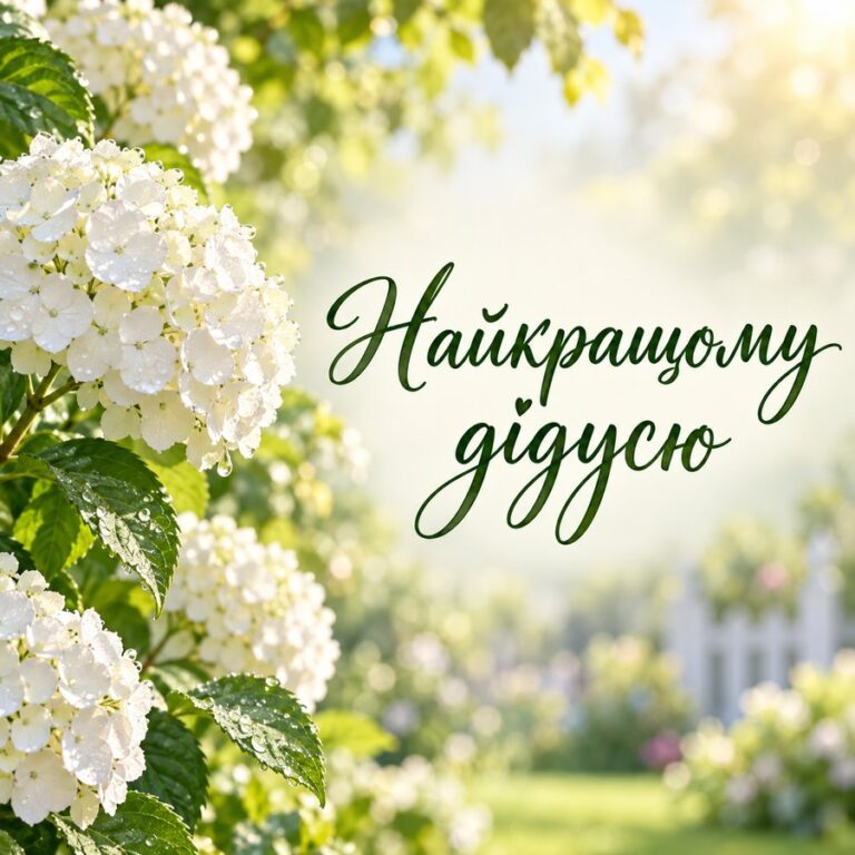 Найкращому дідусю - листівка з привітанням з Днем народження дідусю