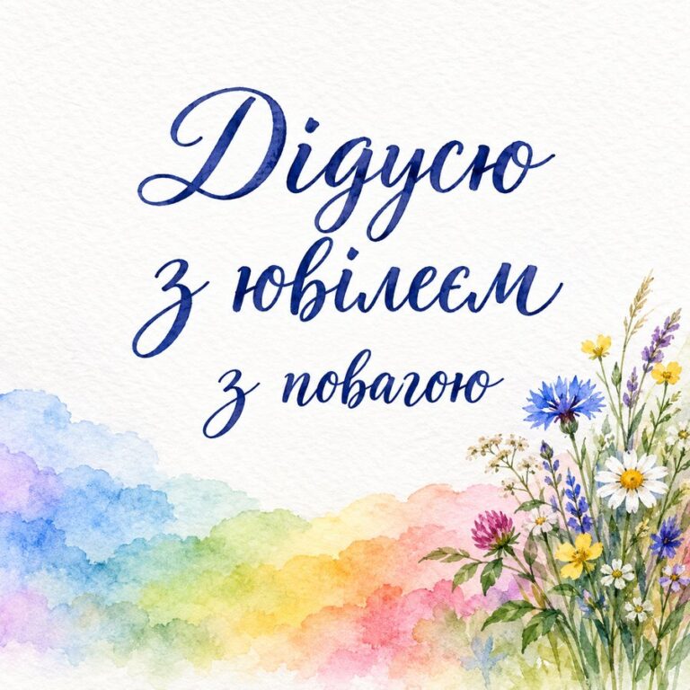 Дідусю з ювілеєм з повагою - листівка з привітанням з Днем народження дідусю