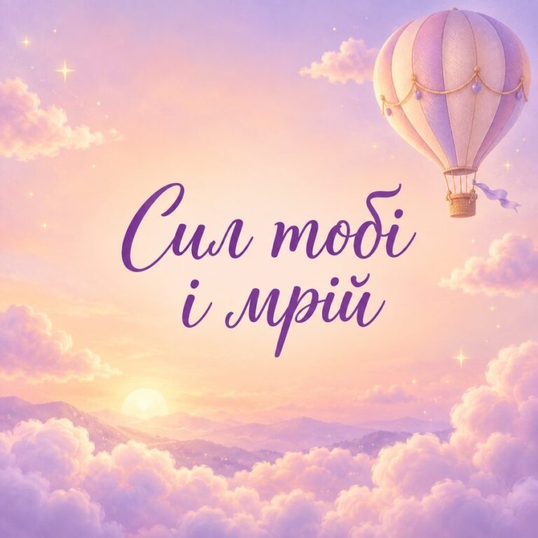 Сил тобі і мрій - листівка з привітанням з Днем народження дівчині