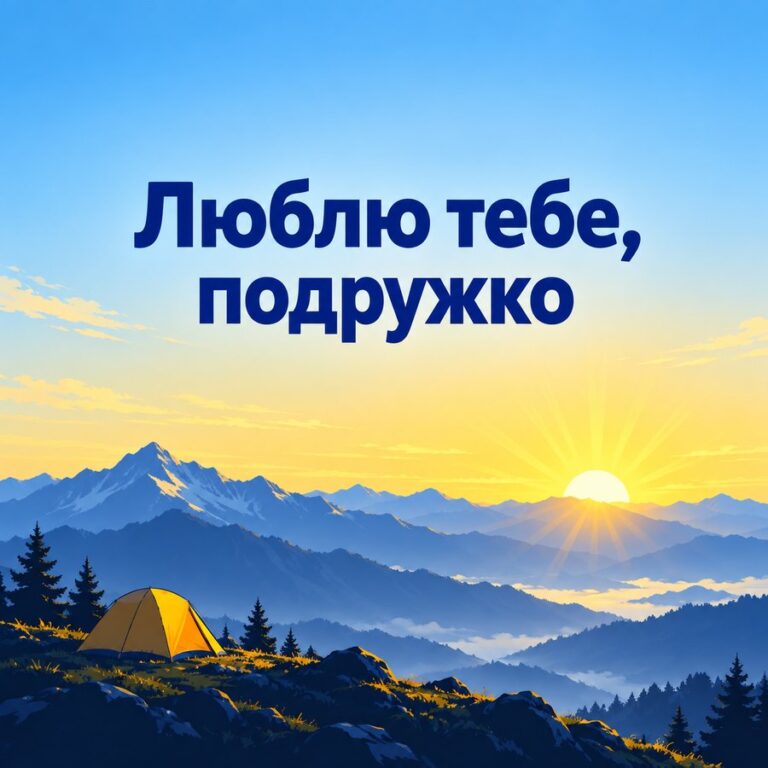 Люблю тебе, подружко - листівка з привітанням з Днем народження дівчині