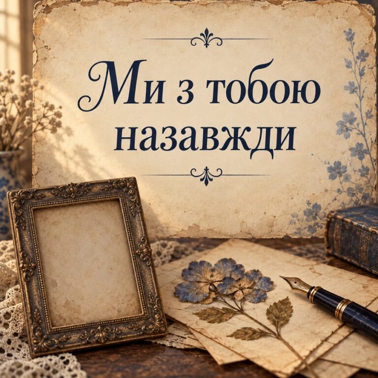 Ми з тобою назавжди - листівка з привітанням з Днем народження дівчині