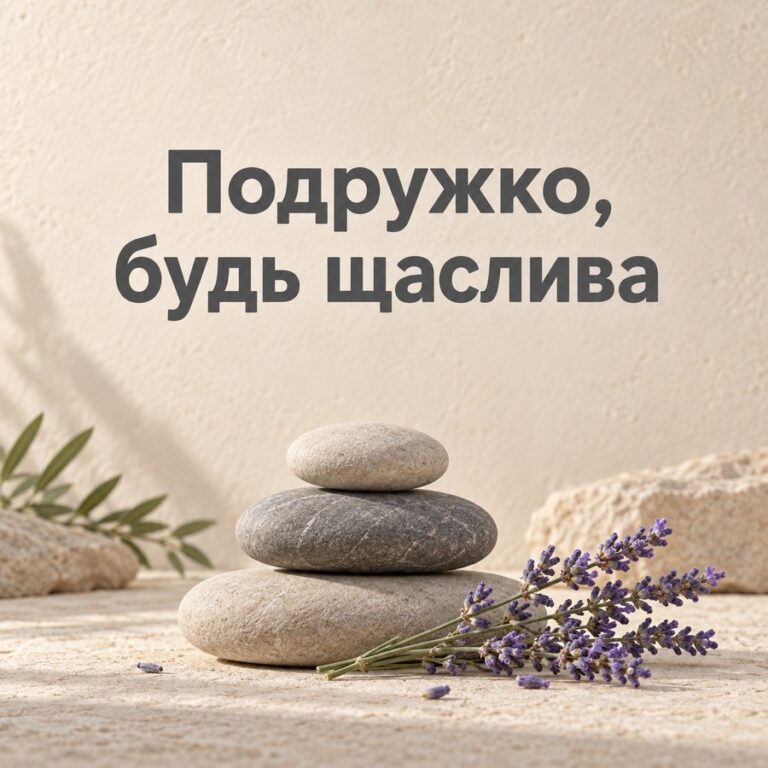 Подружко, будь щаслива - листівка з привітанням з Днем народження дівчині
