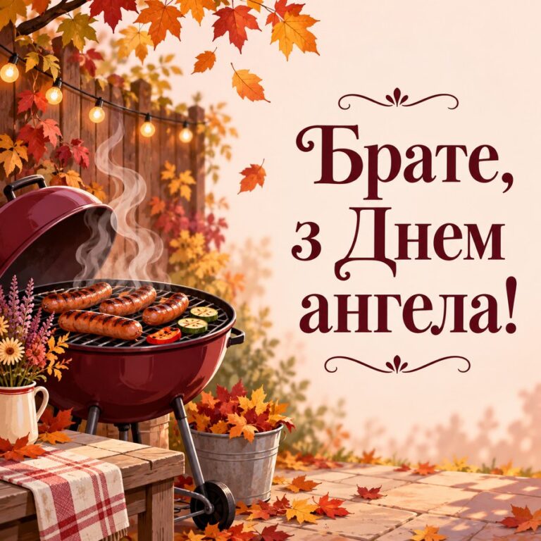 Брате, з Днем ангела! - листівка з привітанням з Днем ангела Дмитра