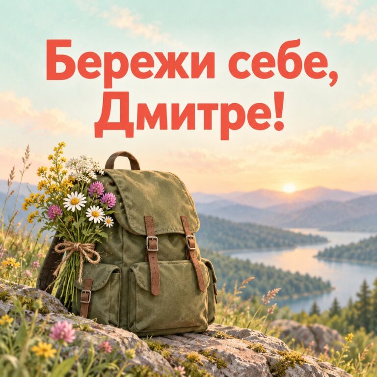 Бережи себе, Дмитре! - листівка з привітанням з Днем ангела Дмитра