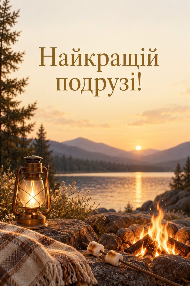 Найкращій подрузі! - листівка з привітанням з днем народження