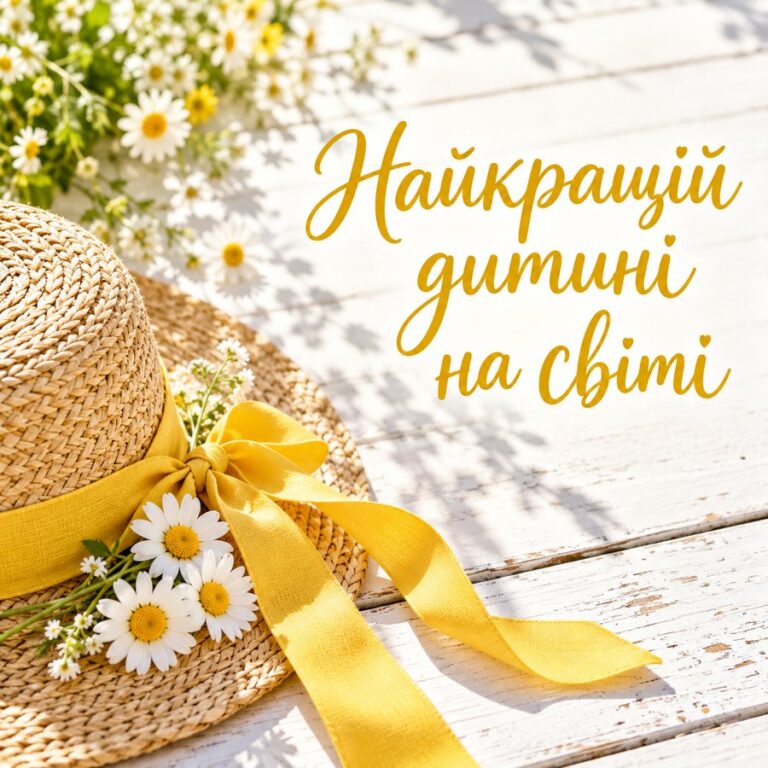 Найкращій дитині на світі - листівка з привітанням з Днем народження дитині