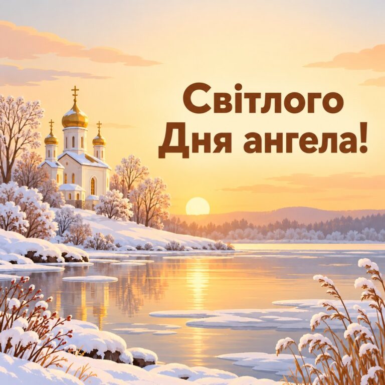 Світлого Дня ангела! - листівка з привітанням з Днем ангела Івана