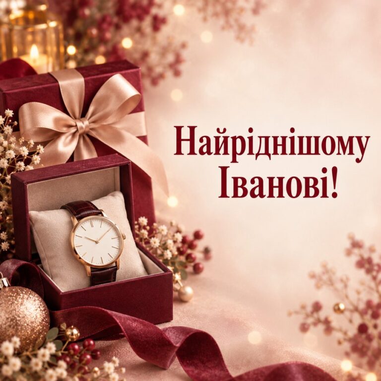 Найріднішому Іванові! - листівка з привітанням з Днем ангела Івана