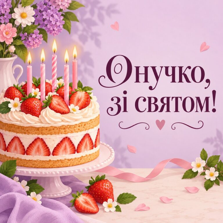 Онучко, зі святом! - листівка з привітанням з Днем ангела Катерини