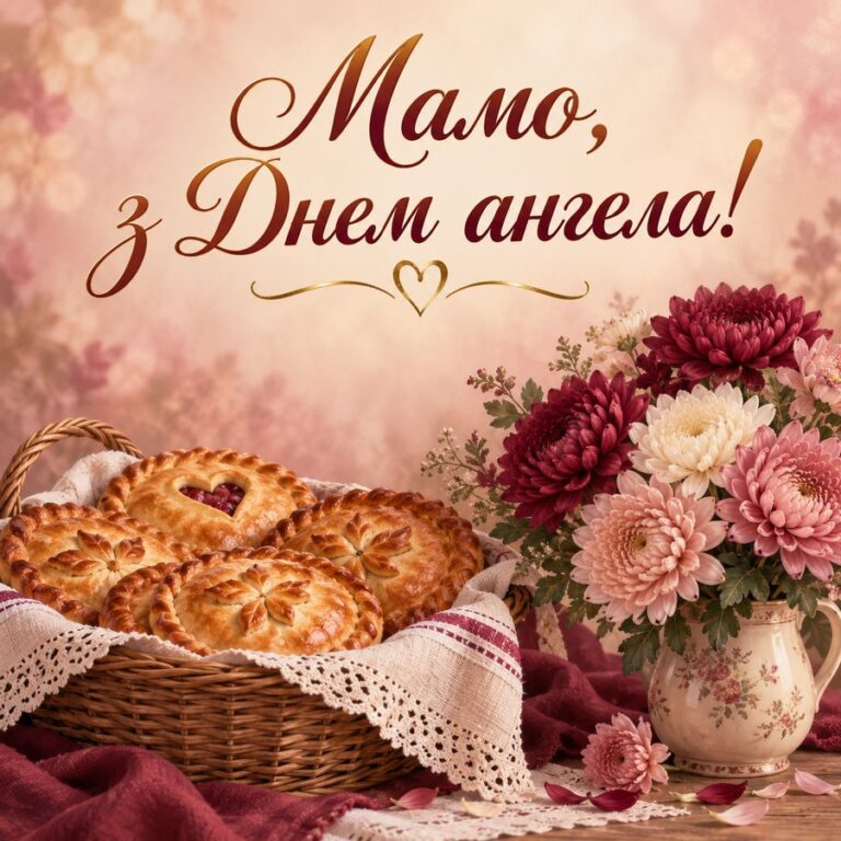 Мамо, з Днем ангела! - листівка з привітанням з Днем ангела Катерини