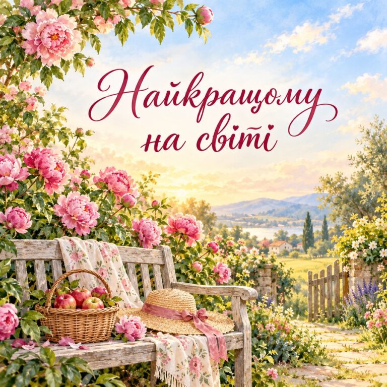Найкращому на світі - листівка з привітанням з Днем народження хлопцю