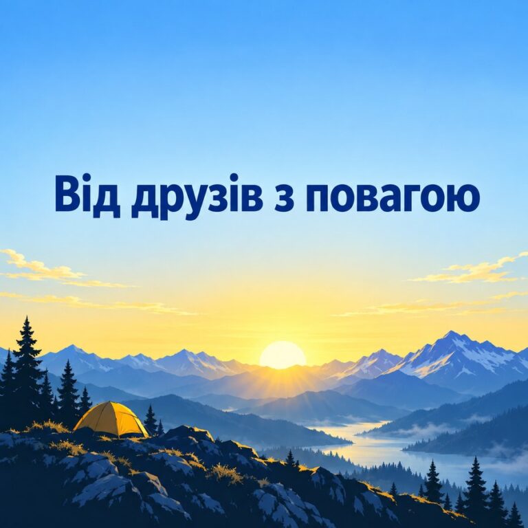 Від друзів з повагою - листівка з привітанням з Днем народження хлопцю