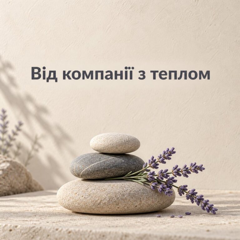 Від компанії з теплом - листівка з привітанням з Днем народження хлопцю