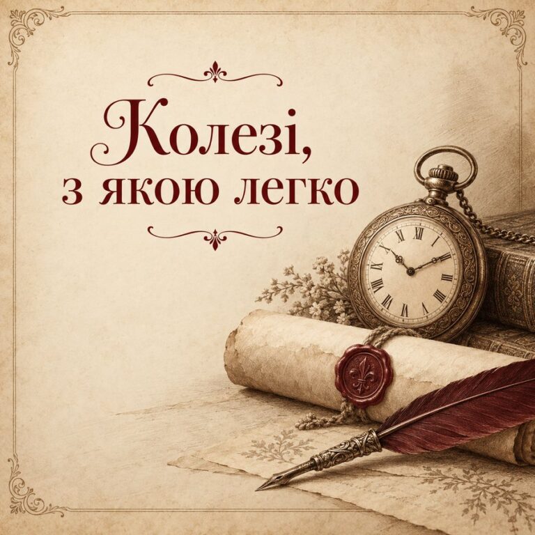 Колезі, з якою легко - листівка з привітанням з Днем народження колезі