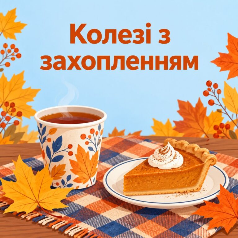 Колезі з захопленням - листівка з привітанням з Днем народження колезі