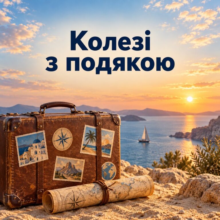 Колезі з подякою - листівка з привітанням з Днем народження колезі