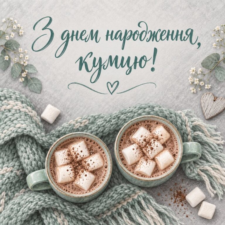 З днем народження, кумцю! - листівка з привітанням з Днем народження куму