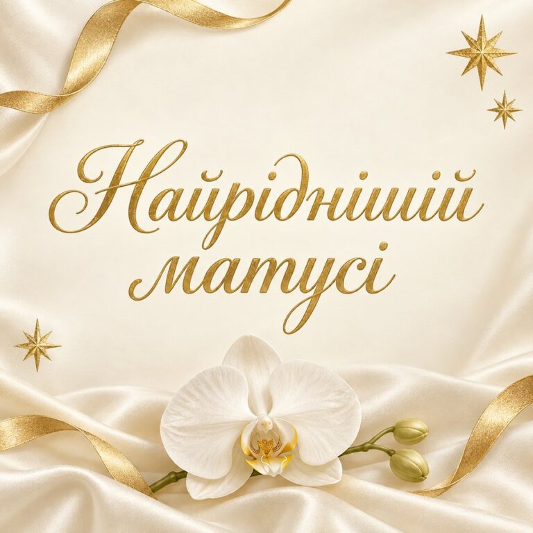 Найріднішій матусі - листівка з привітанням з Днем народження мамі