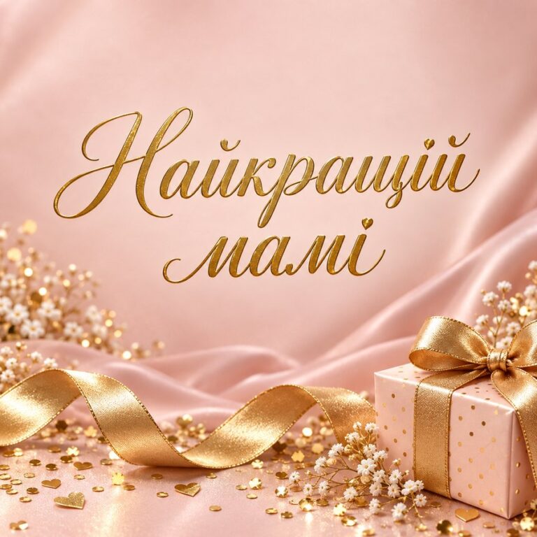 Найкращій мамі - листівка з привітанням з Днем народження мамі