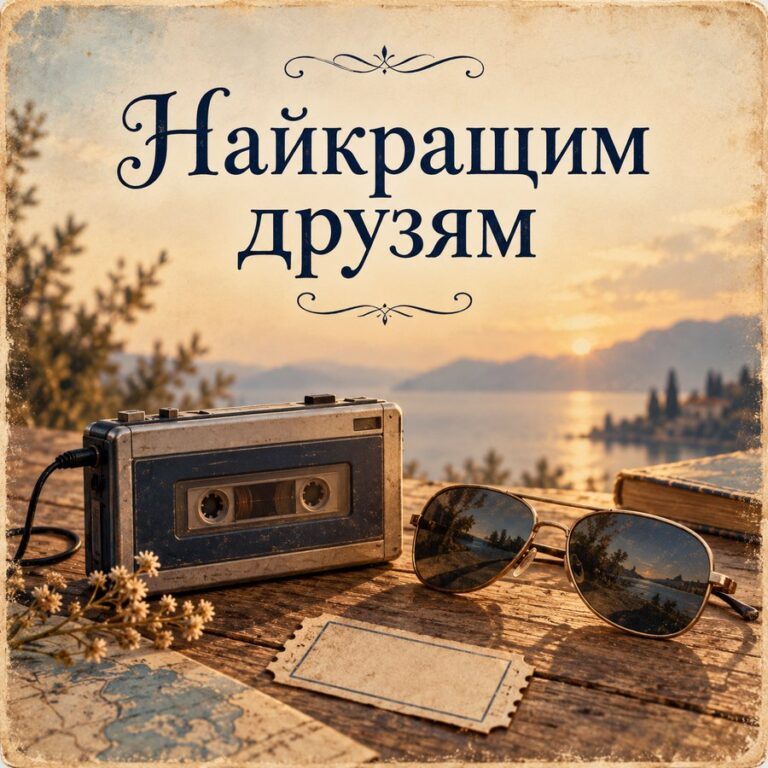 Найкращим друзям - листівка з привітанням з Днем молоді