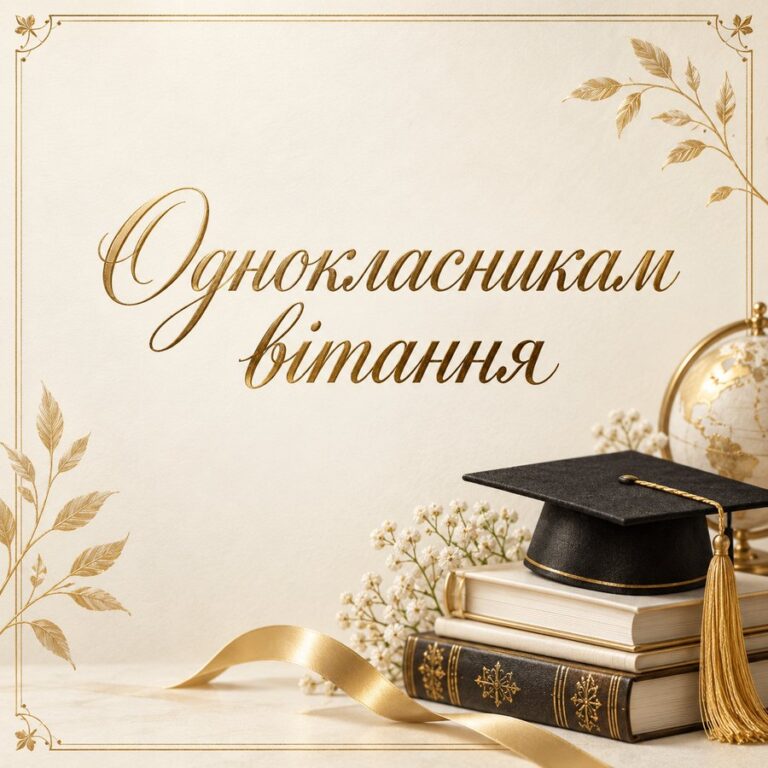 Однокласникам вітання - листівка з привітанням з Днем молоді