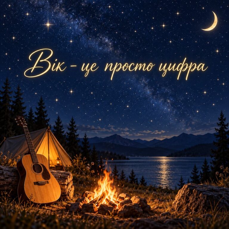 Вік - це просто цифра - листівка з привітанням з Днем молоді