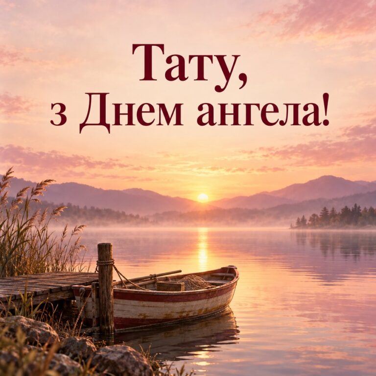 Тату, з Днем ангела! - листівка з привітанням з Днем ангела Михайла