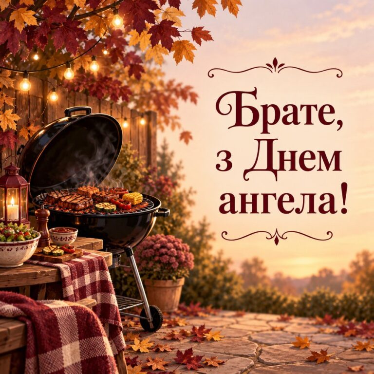 Брате, з Днем ангела! - листівка з привітанням з Днем ангела Михайла