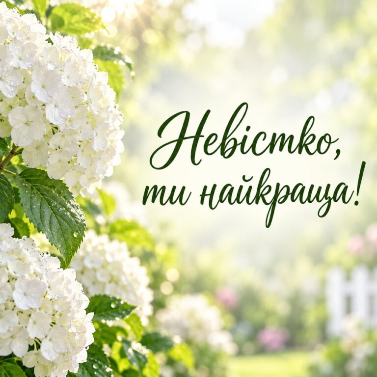 Невістко, ти найкраща! - листівка з привітанням з Днем народження невістці