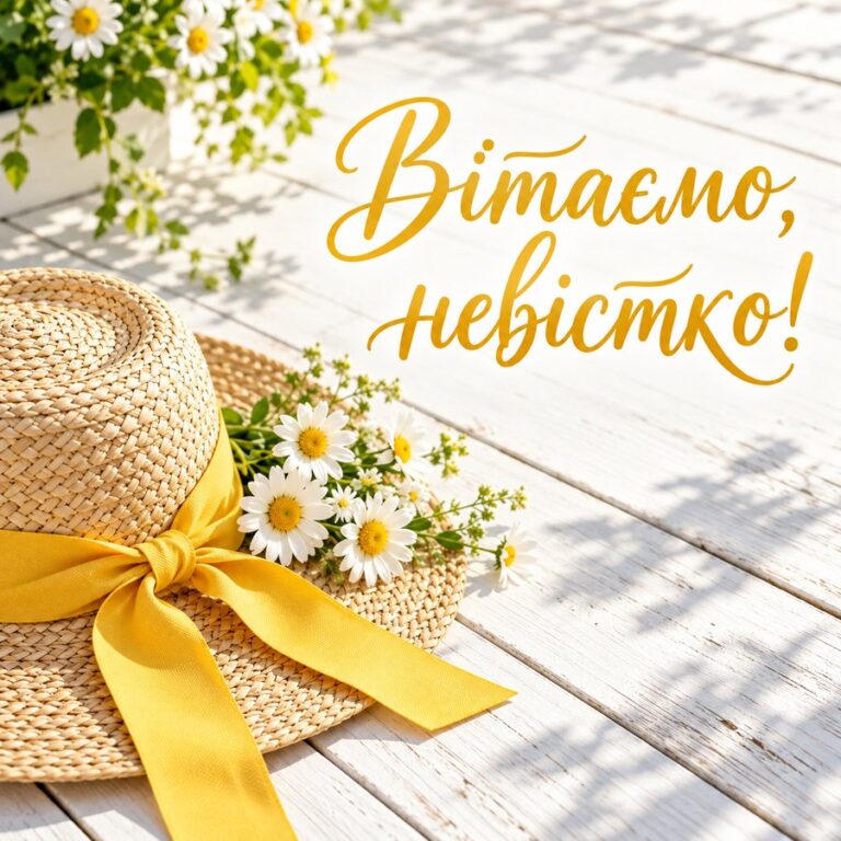 Вітаємо, невістко! - листівка з привітанням з Днем народження невістці