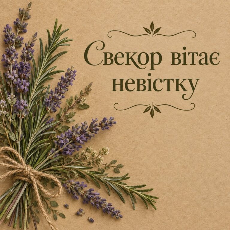 Свекор вітає невістку - листівка з привітанням з Днем народження невістці