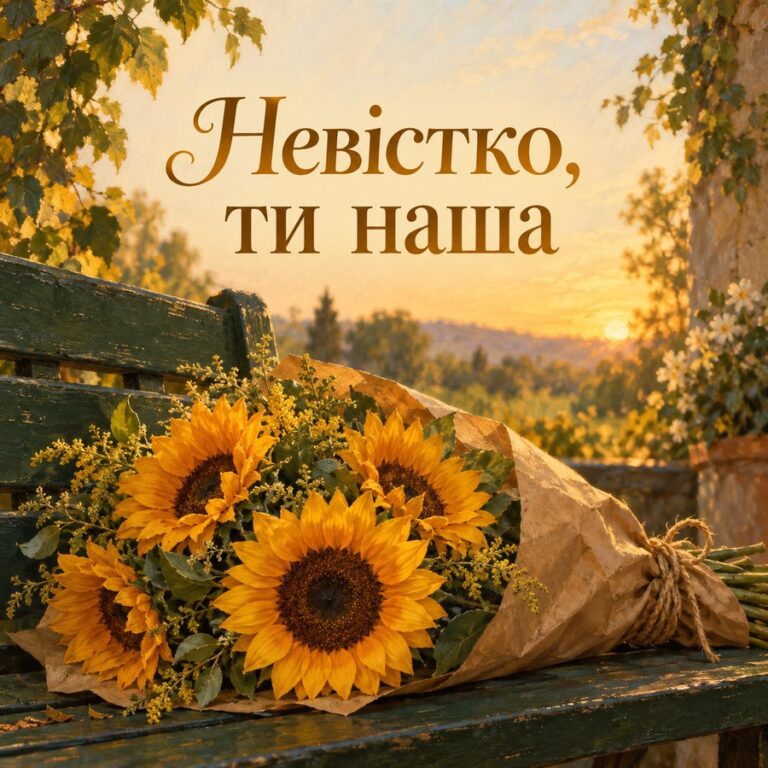Невістко, ти наша - листівка з привітанням з Днем народження невістці