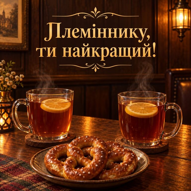 Племіннику, ти найкращий! - листівка з привітанням з Днем народження племіннику