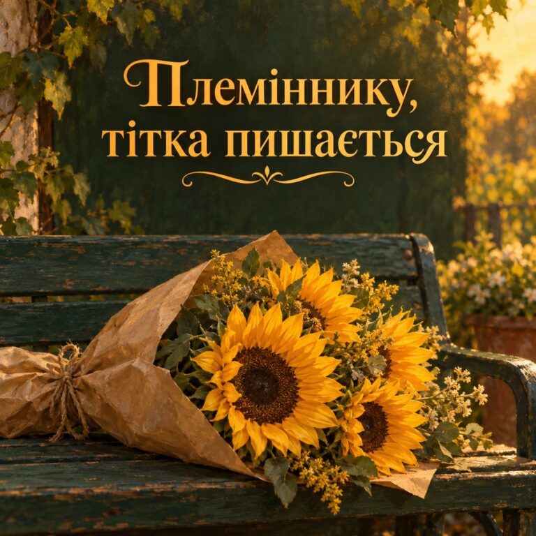 Племіннику, тітка пишається - листівка з привітанням з Днем народження племіннику