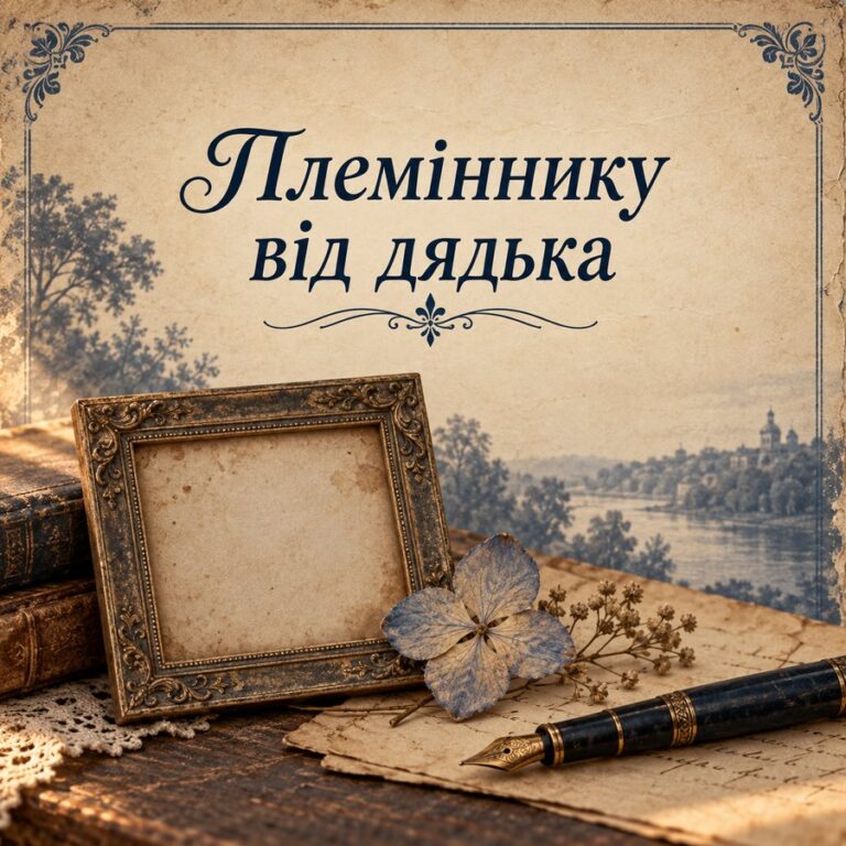 Племіннику від дядька - листівка з привітанням з Днем народження племіннику
