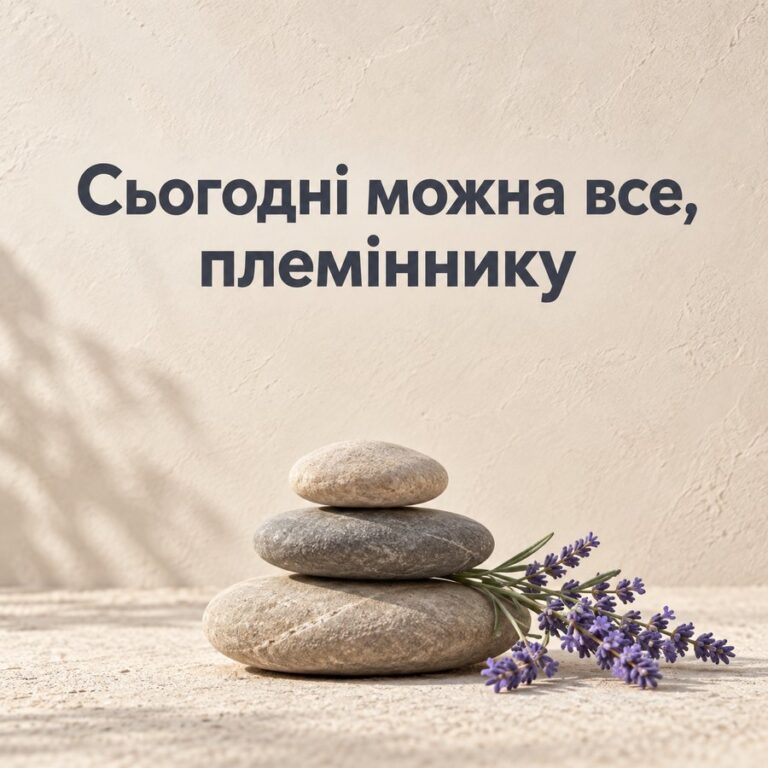 Сьогодні можна все, племіннику - листівка з привітанням з Днем народження племіннику
