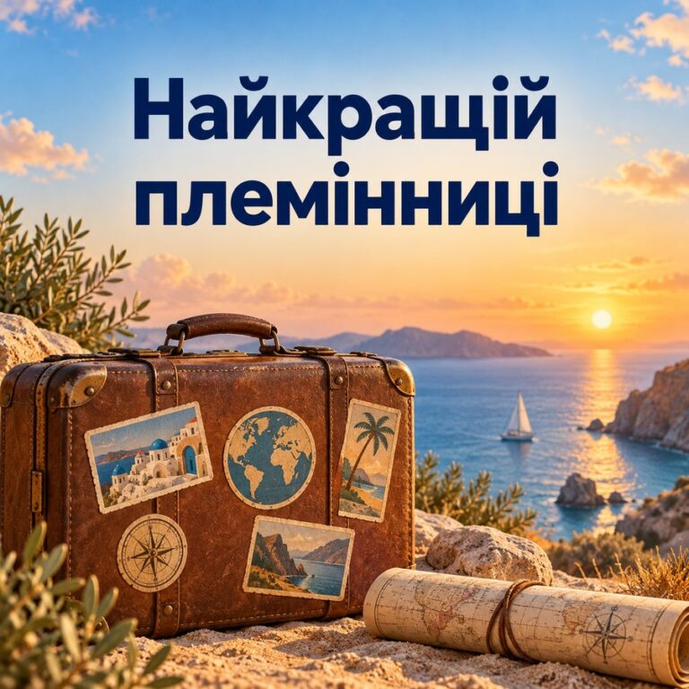 Найкращій племінниці - листівка з привітанням з Днем народження племінниці