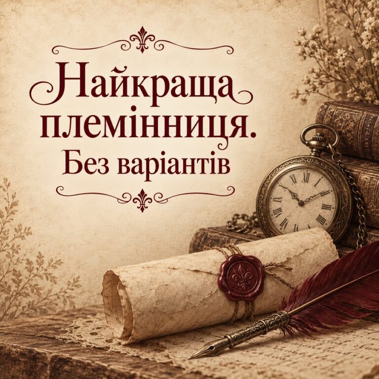 Найкраща племінниця. Без варіантів - листівка з привітанням з Днем народження племінниці