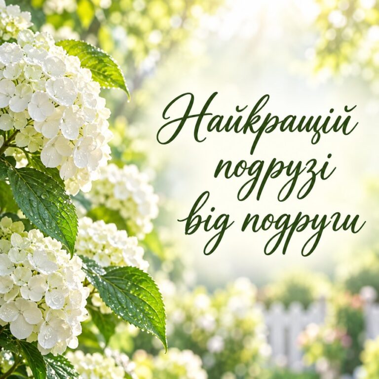 Найкращій подрузі від подруги - листівка з привітанням з Днем народження подрузі