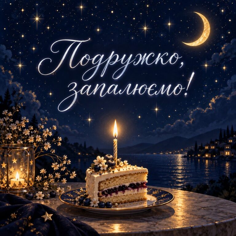 Подружко, запалюємо! - листівка з привітанням з Днем народження подрузі