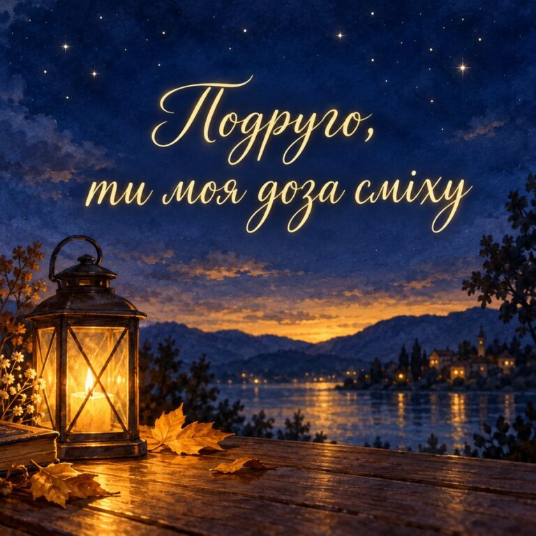Подруго, ти моя доза сміху - листівка з привітанням з Днем народження подрузі