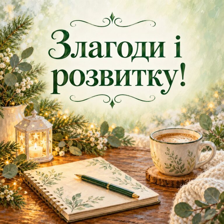 Злагоди і розвитку! - листівка з привітанням з Днем місцевого самоврядування
