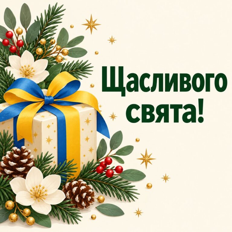 Щасливого свята! - листівка з привітанням з Днем місцевого самоврядування